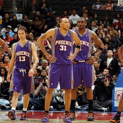 Steve Nash along with his former Phoneix teammate.